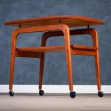 Teak Bar Cart by Arne Hovmand-Olsen for Mogens Kold, 1960s