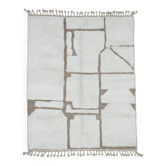 Contemporary Berber White Rug - 294 x 237 cm