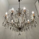 Large Crystal Maria Teresa Chandelier 1950's