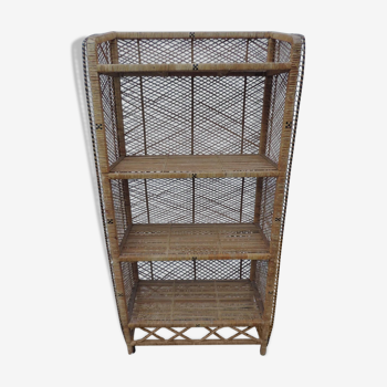 Rattan shelf 1960