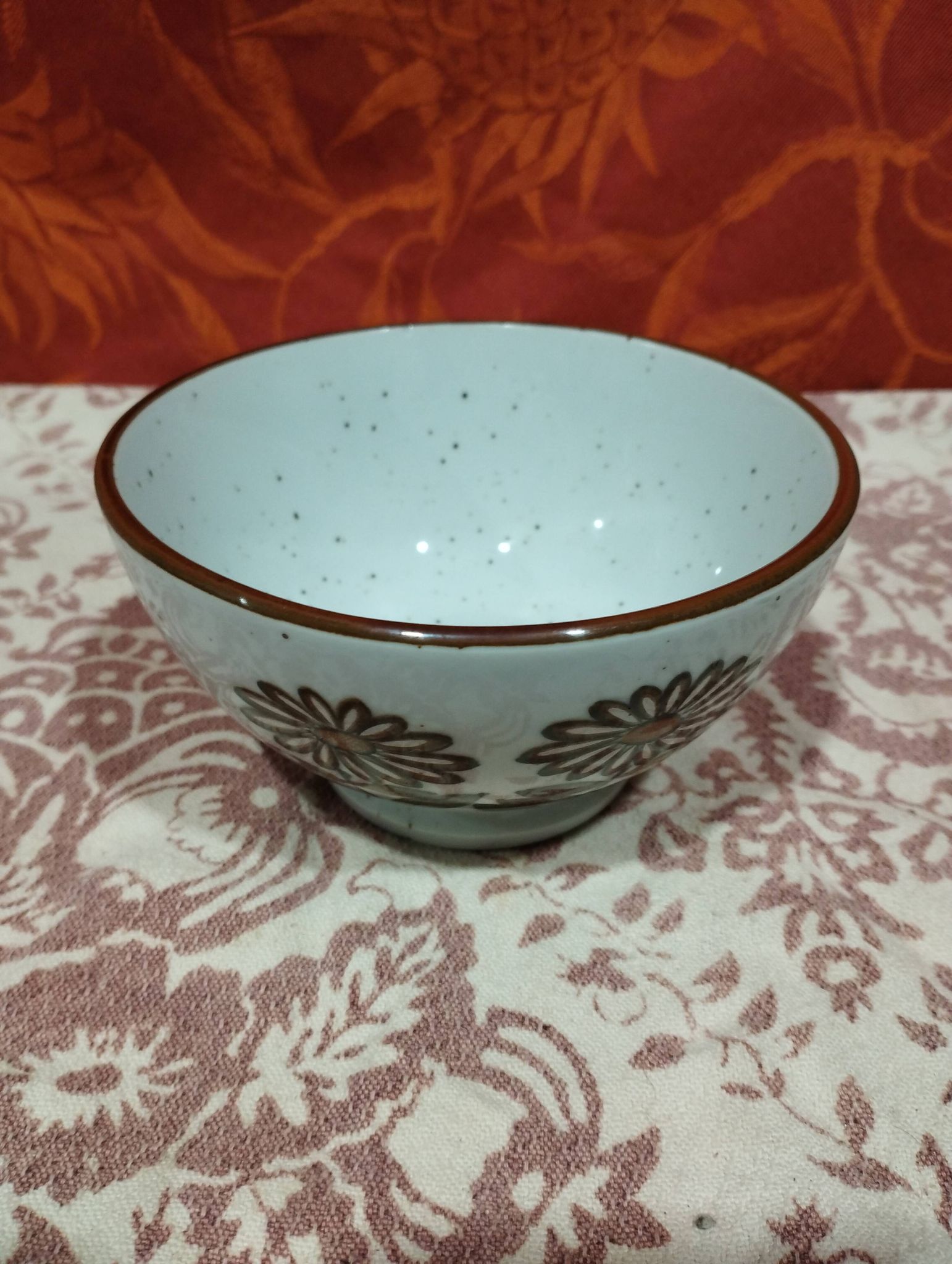 old ceramic bowl made in Korea
