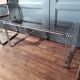 Glass and chrome coffee table 1970