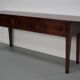 Vintage English Rustic Farmhouse Beech Side Table, 1950s
