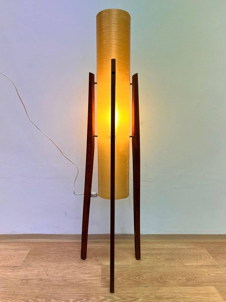 1970s Space Age Midcentury Floor Lamp "Rocket", Czechoslovakia