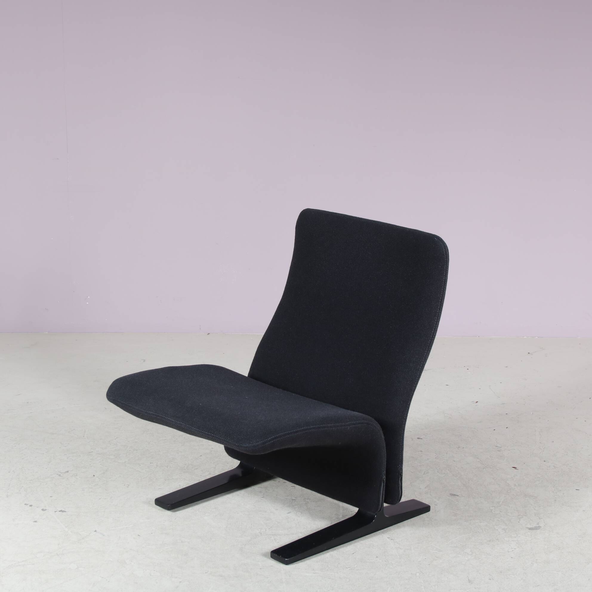 1970s “Concorde” Lowback chair by Pierre Paulin for Artifort, Netherlands