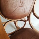 Rockingchair wood and leather