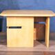 1960s travertine side table