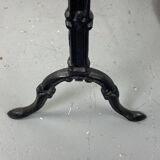 Marble and wrought iron bistro table