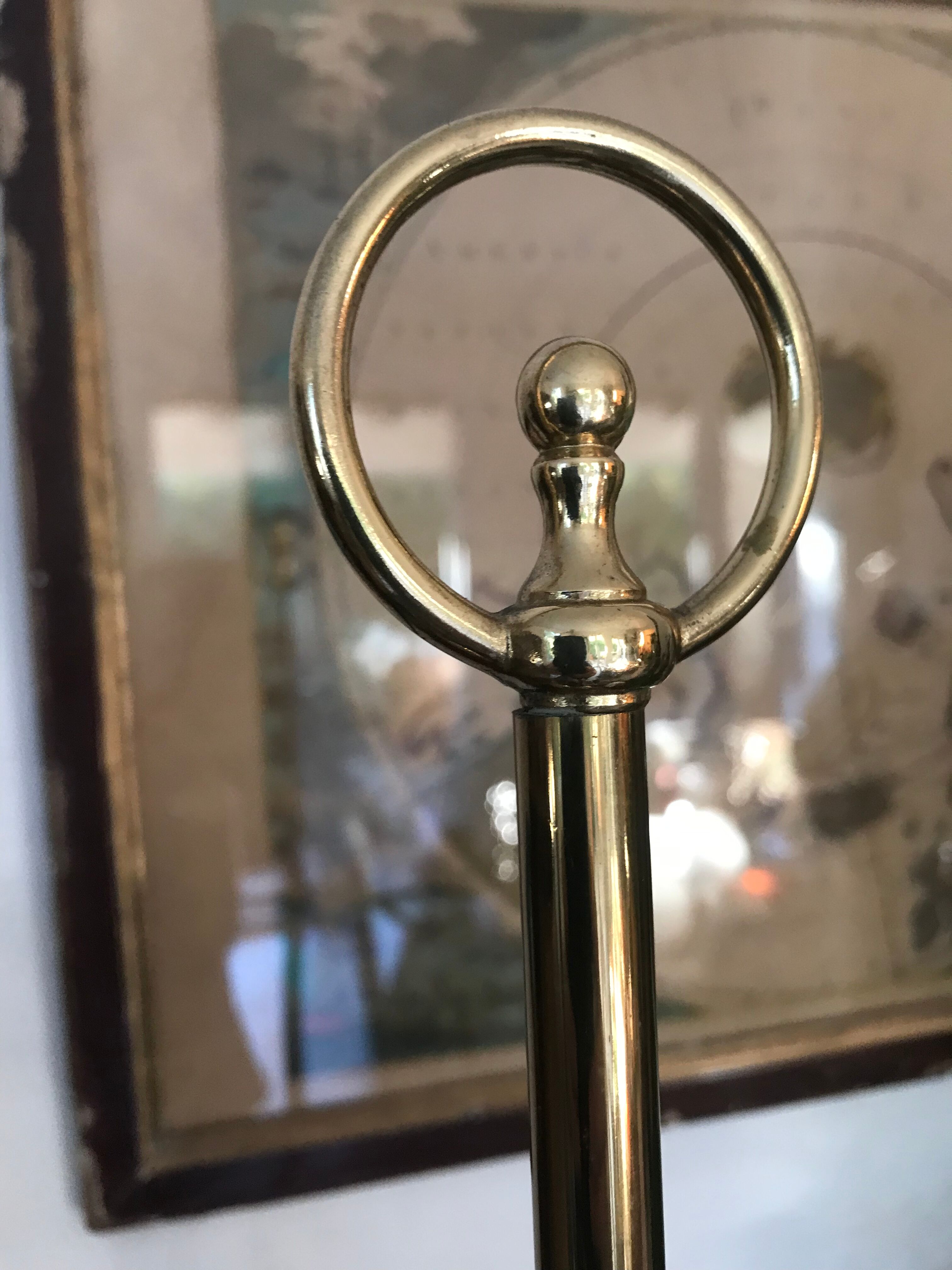 Brass lamp by Sölken Leuchten