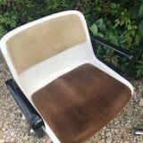 Pair of office chairs Modus Osvaldo Borsani edited by Tecno