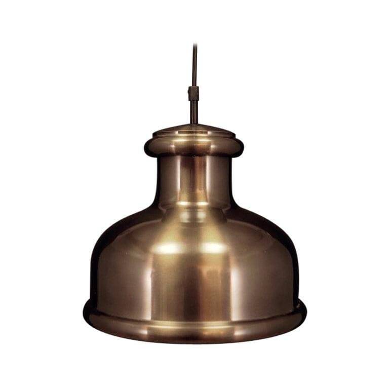 Lampe à suspension, design danois, années 1970, fabricant : Holmegaard