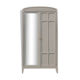 Armoire parisienne vintage tapissée
