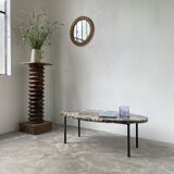 1950s Madagascar aragonite coffee table