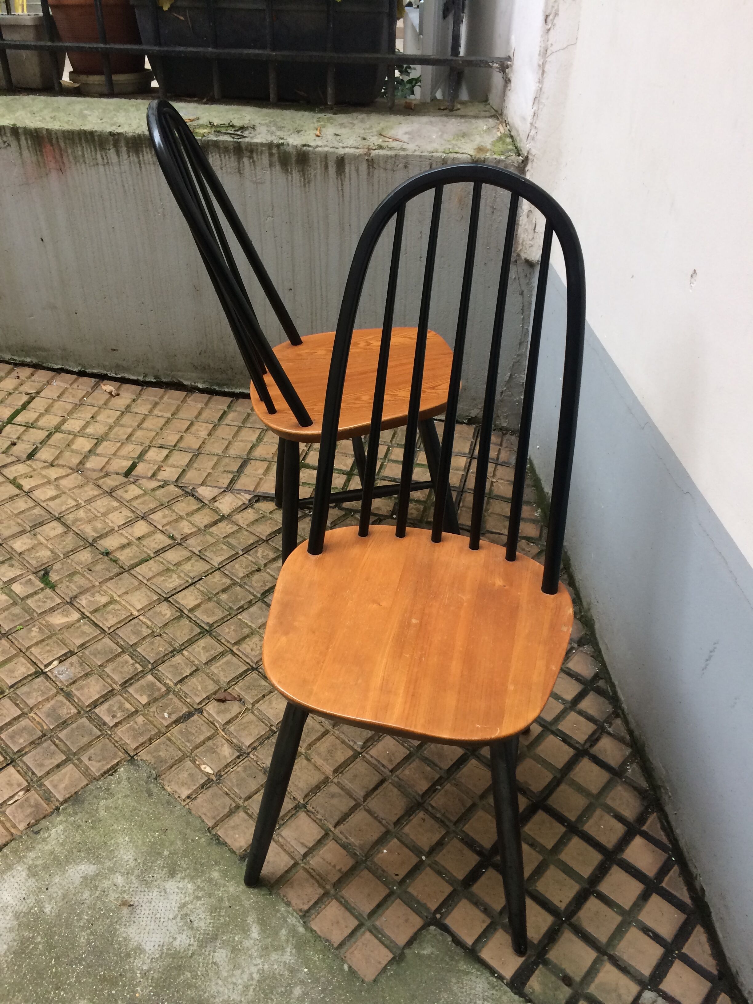 Winsor chairs pair