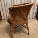 Wicker armchair 60s