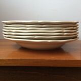 Set of 7 half-hollow plates Villeroy and Boch Mettlach 1562