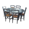 Table and its 6 chairs