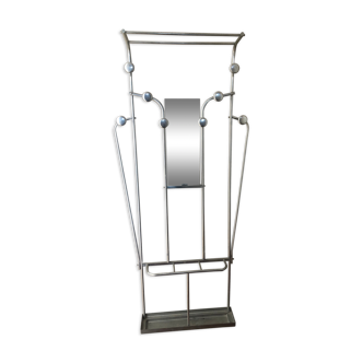 Art Deco coat holder with umbrella door