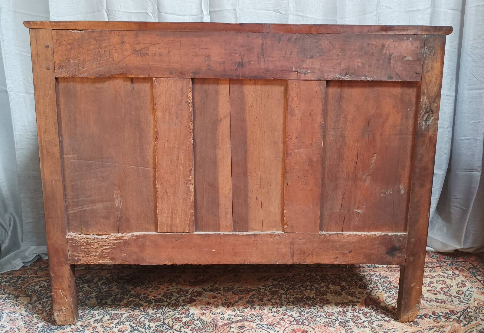 Louis XV walnut chest of drawers