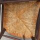 Pair of straw armchairs