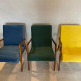 Chaise polonaise vintage en vert, années 1970