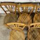 Lot de 9 chaises bistrot