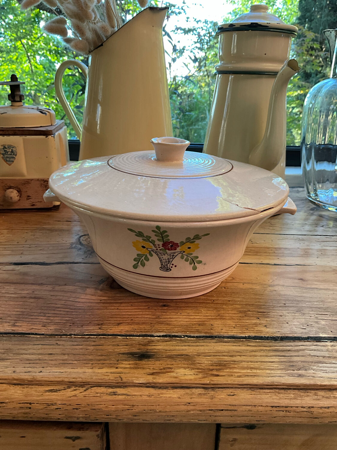 Petite soupière ancienne longwy