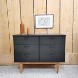 Black chest of drawers