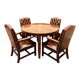 Round Art Deco Globe Wernicke Meeting Table