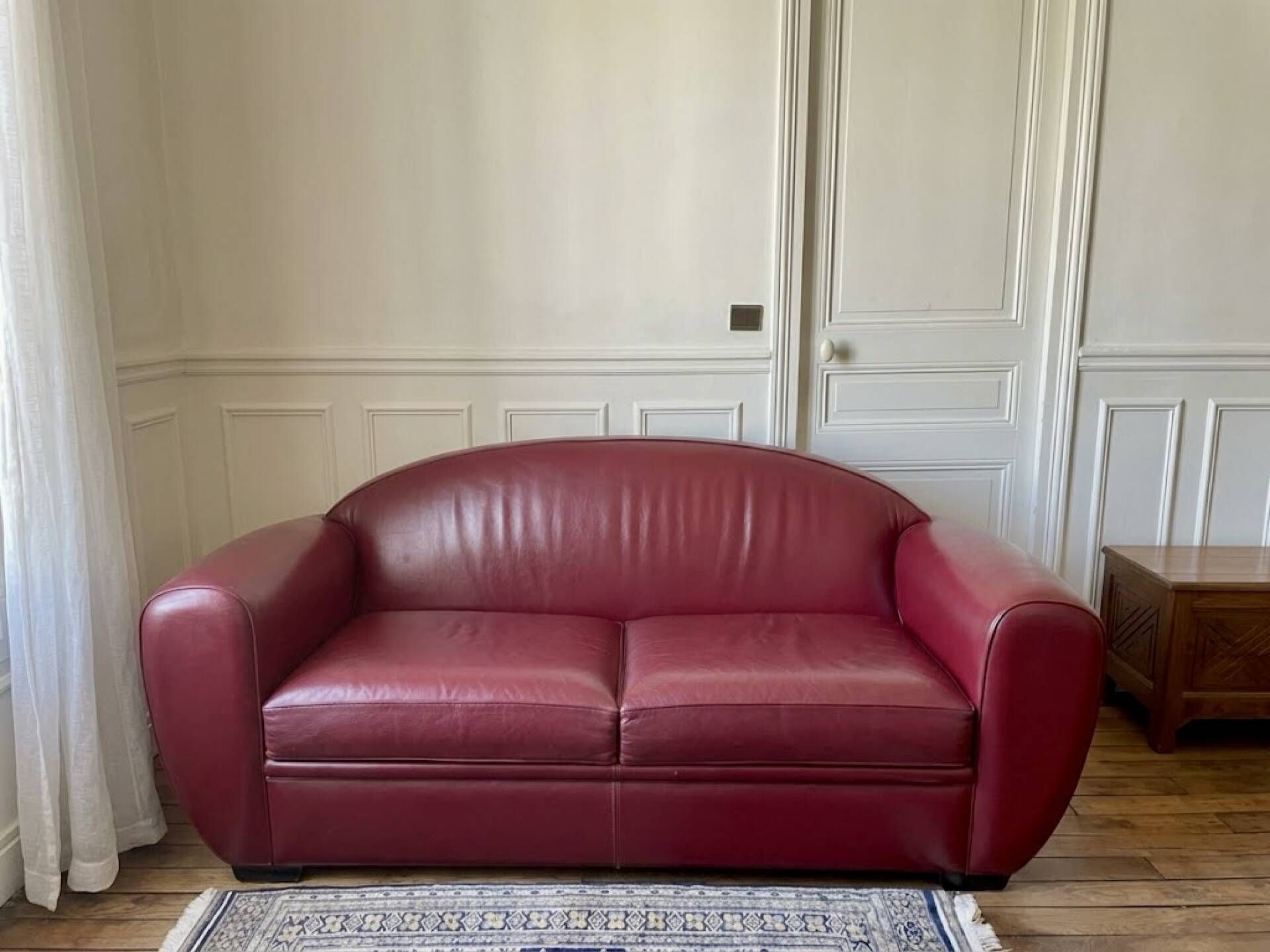 Hughes Chevalier leather sofa