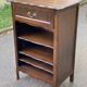 Bibus Louis XV bookcase in solid wood with dark oak finish
