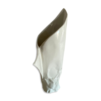 Vase blanc en céramique