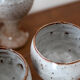 Set of 6 ceramic glasses Roger jacques Grès du Puisaye