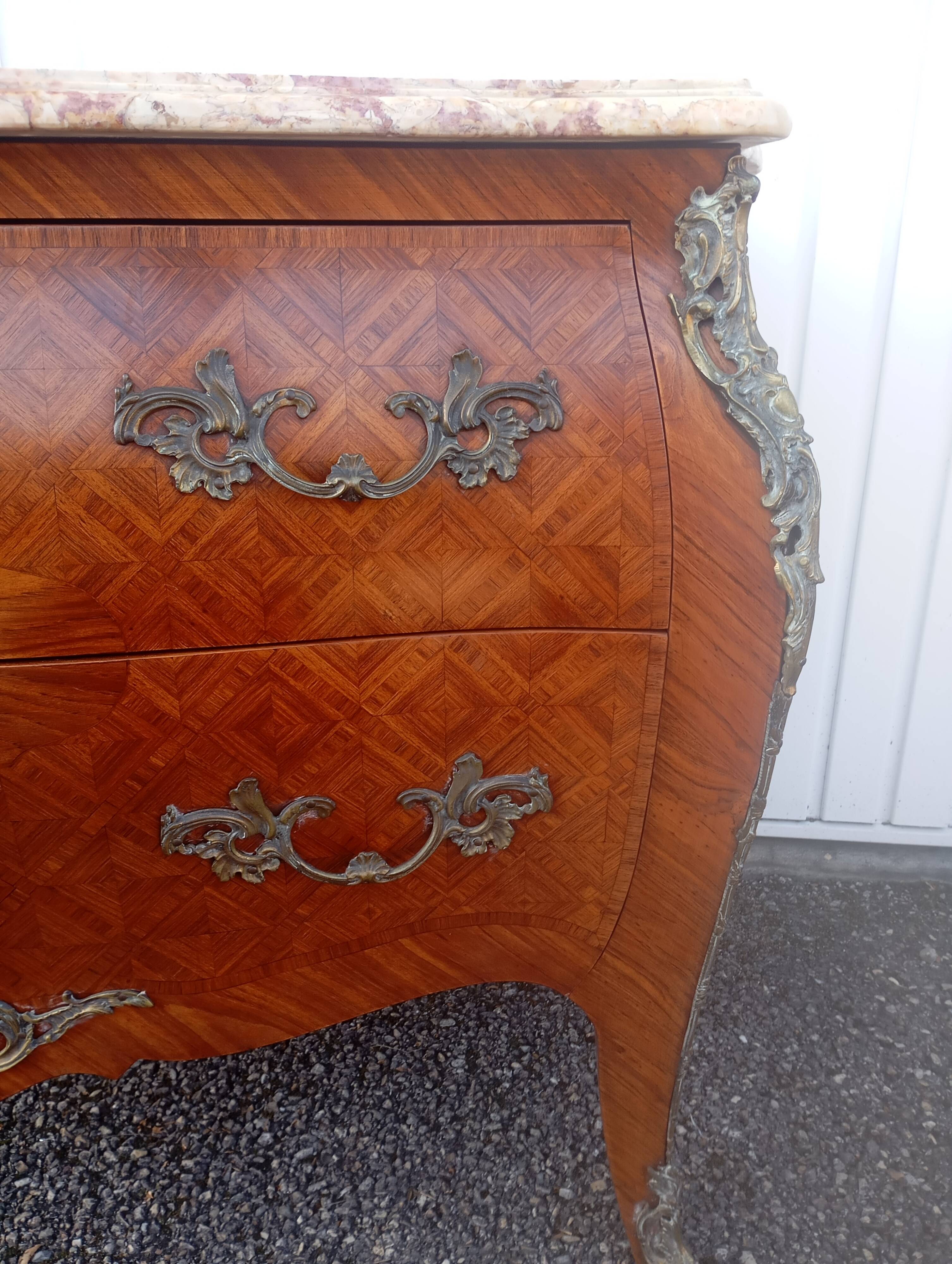 Louis XV marquetry commode
