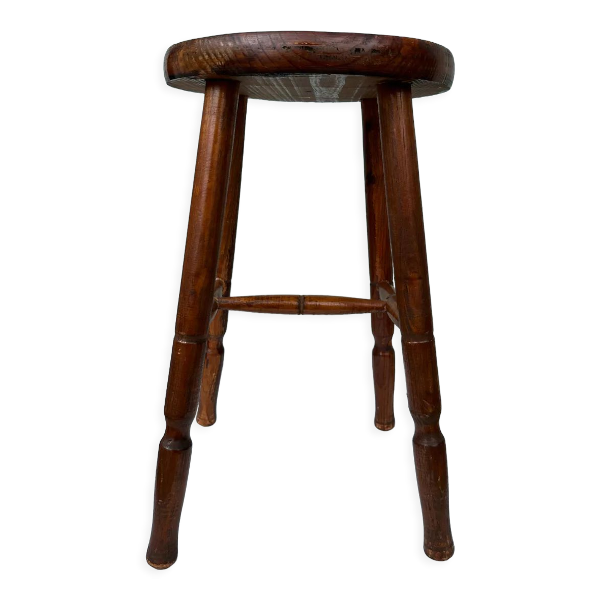 Tabouret en bois massif