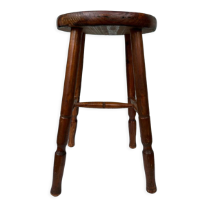 Tabouret en bois massif