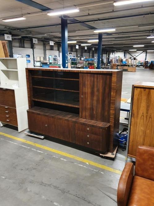 Vintage ebony wall cabinet
