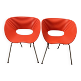 Pair of Tom Vac designer chairs, by Ron Arad