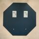 Hexagonal beveled mirror