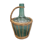 Dame jeanne vintage viresa avec osier
