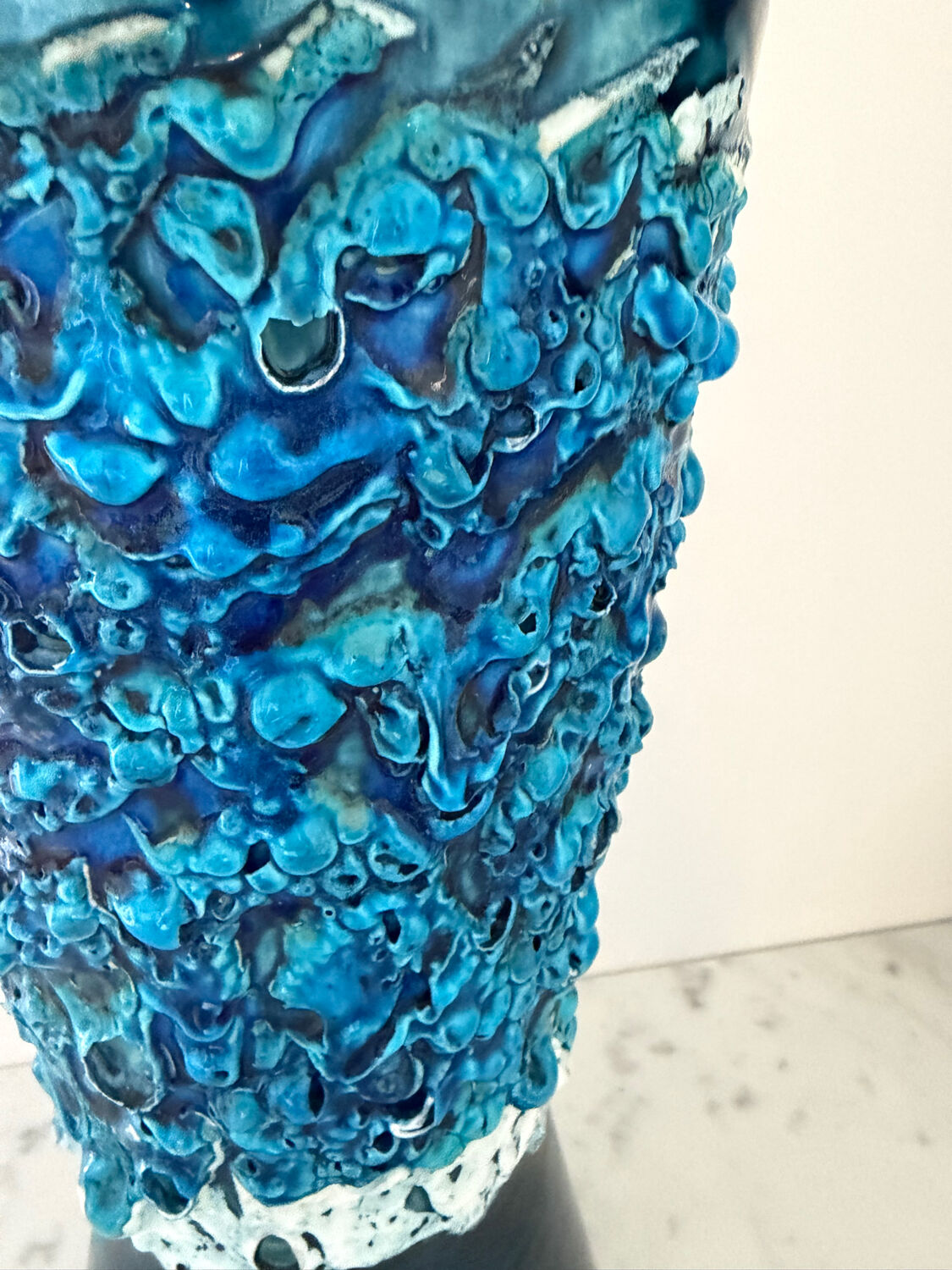 Fat Lava Vase Vallauris