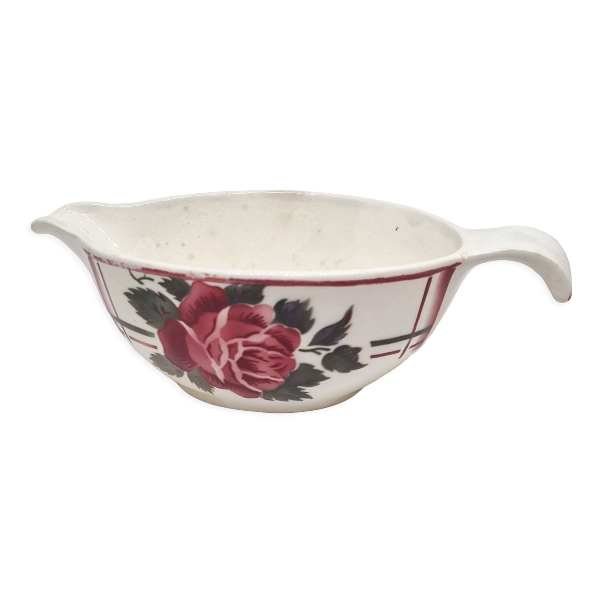 Saucière La Rose de Digoin