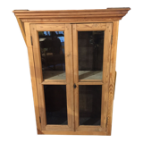 Pine display cabinet
