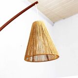 Scandinavian teak and rope stem