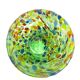 Set of 6 blown glass glasses with Murano murrine.
