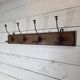 Old coat rack with 4 hooks