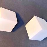 Pair of sconces "Edge", by Alessandro Mendini for Artemide, Italy