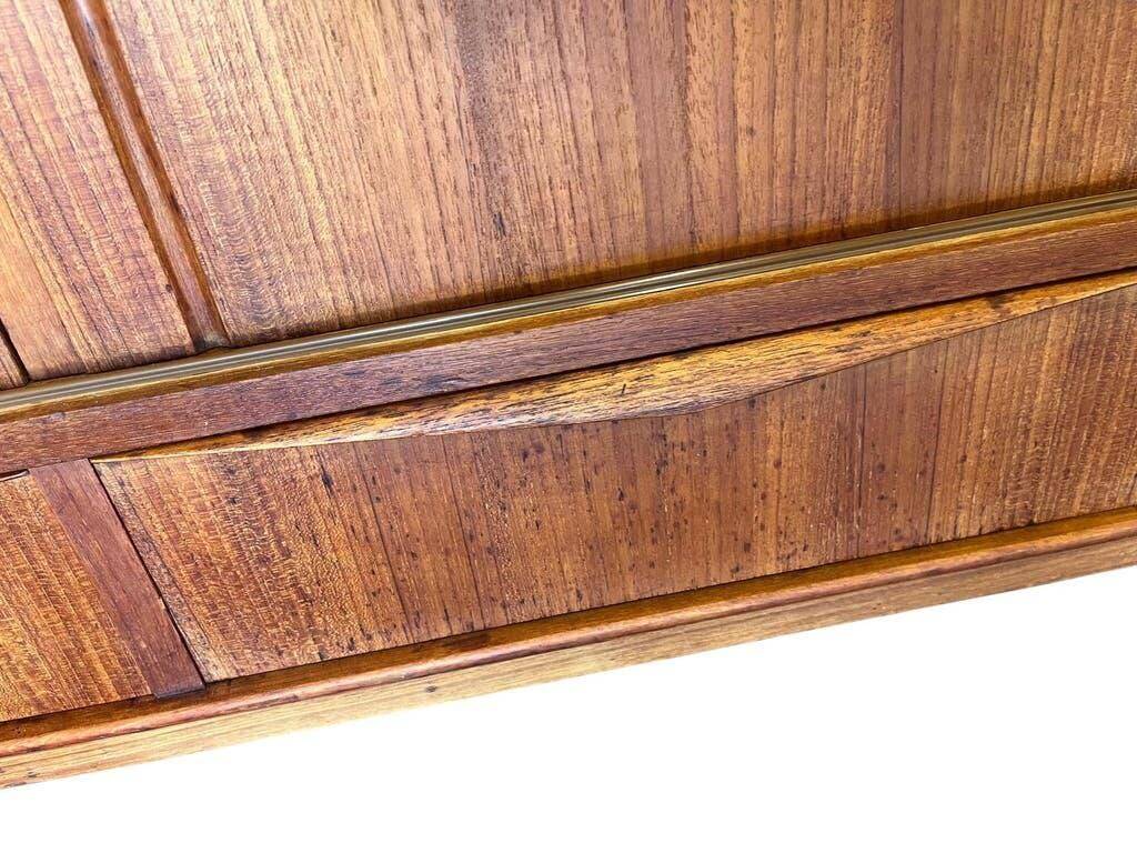 Vintage Danish wall cabinet in wood, mid-height / shelf / low furniture