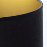 Jasba "Cortina" ceramic table lamp with crackled glaze, mid-century style, 1950s.