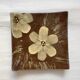 Japanese square ceramic bowl 12 cm